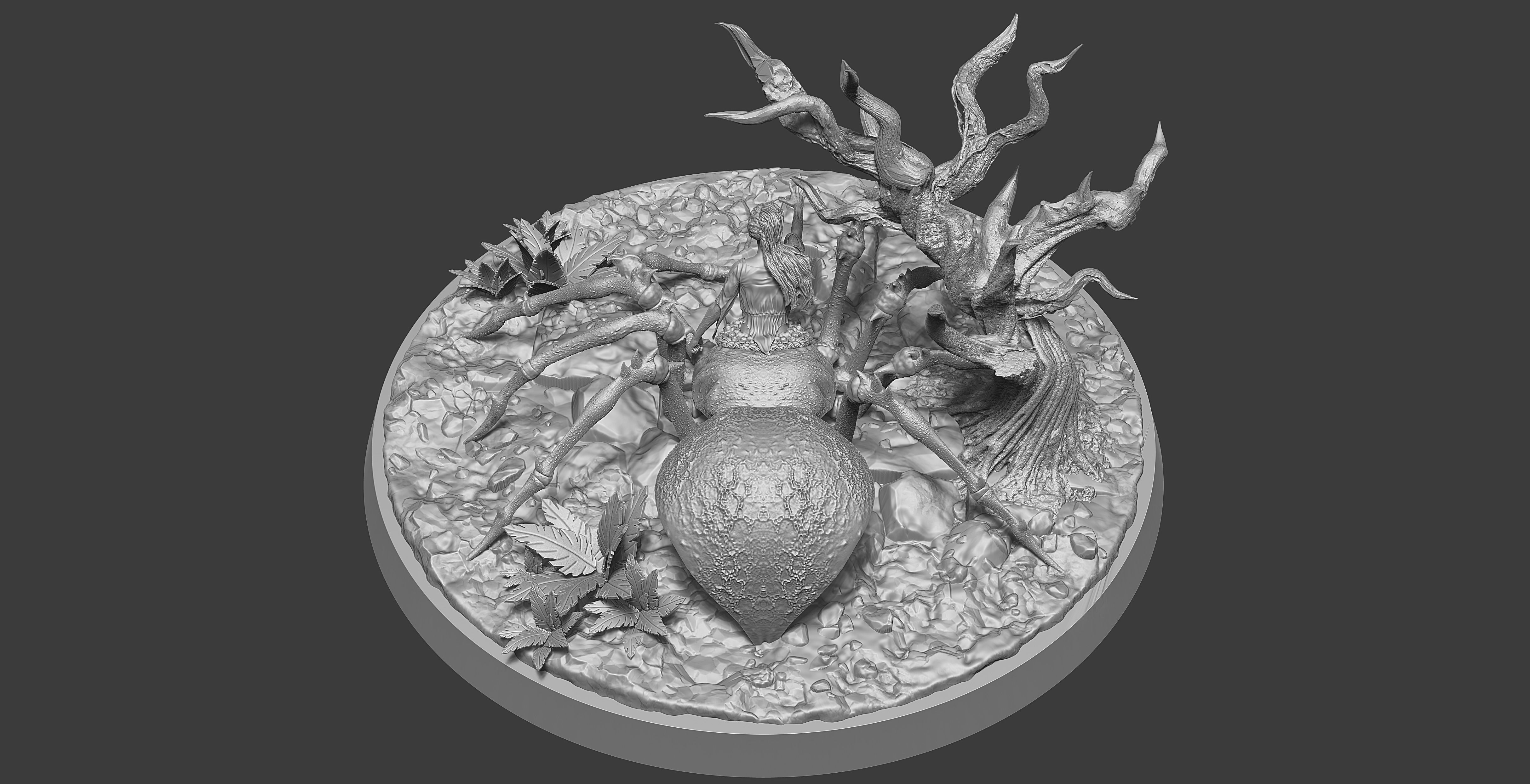 Arachne in Greek mythology collection 3D print model_3