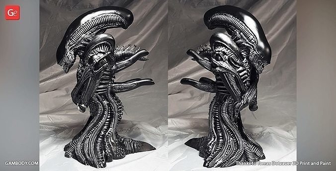 Xenomorph 3Dprint Collectible 3D model 3D printable | CGTrader