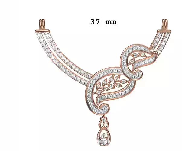 Women Necklace Pendant STL JCD Details