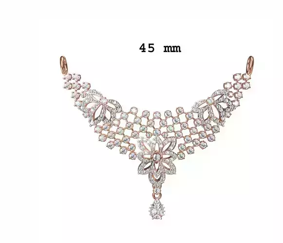 Women Necklace Pendant STL JCD Details