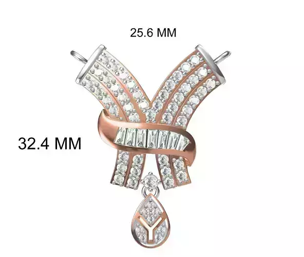 Women Necklace Pendant STL JCD Details