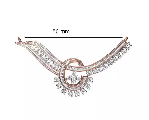 Women Necklace Pendant STL JCD Details