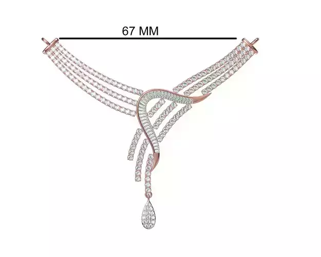 Women Necklace Pendant STL JCD Details