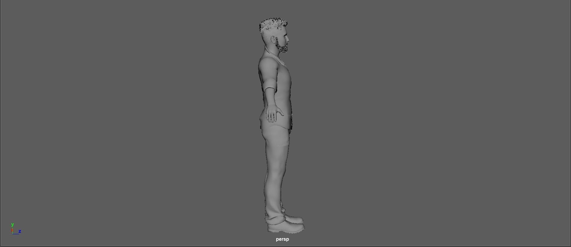 Ryan Reynolds  Low-poly 3D model_26
