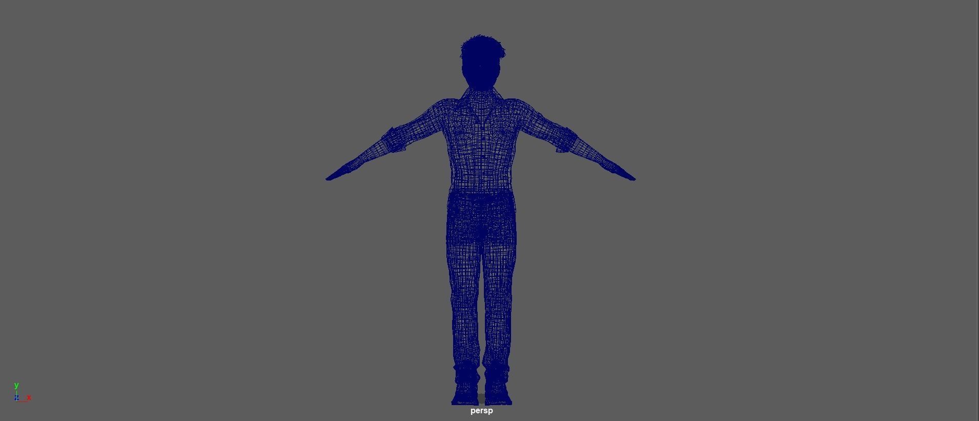 Ryan Reynolds  Low-poly 3D model_33