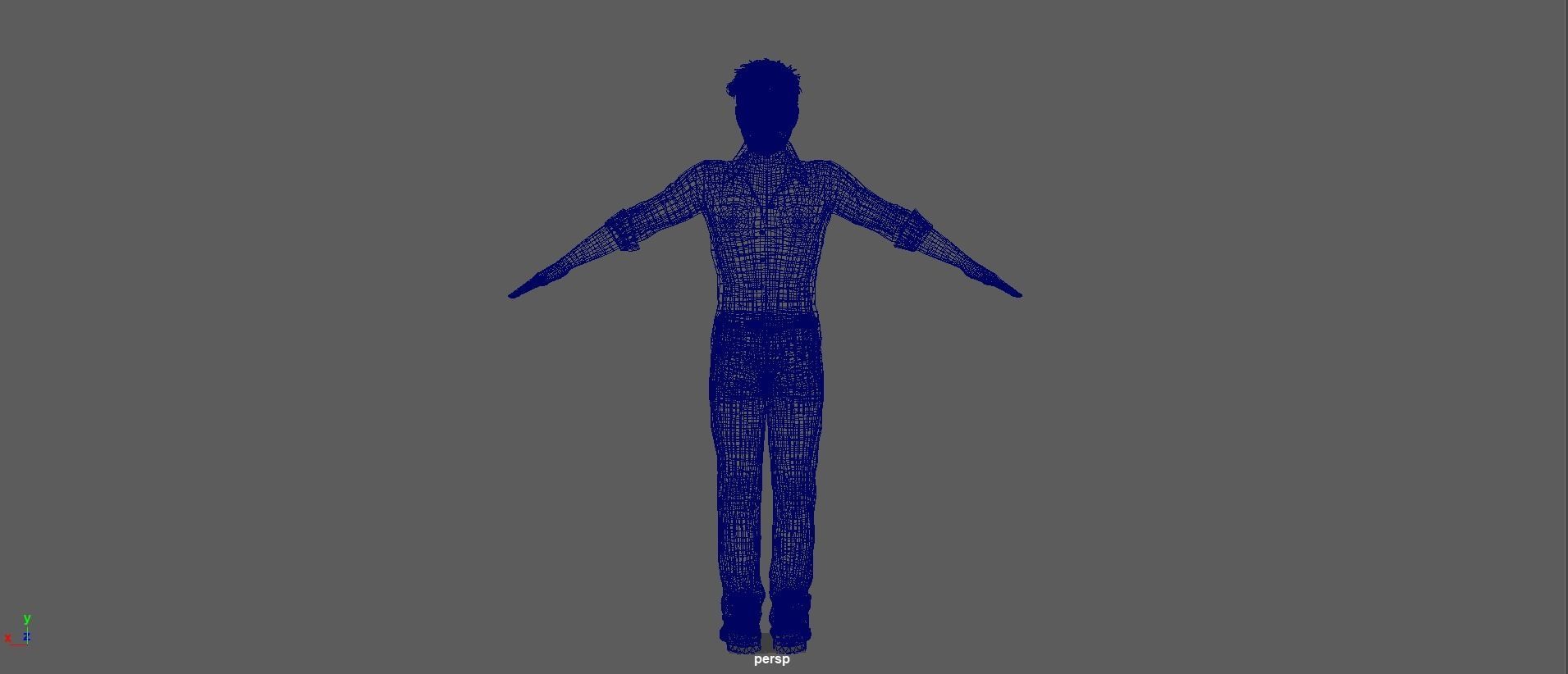 Ryan Reynolds  Low-poly 3D model_35