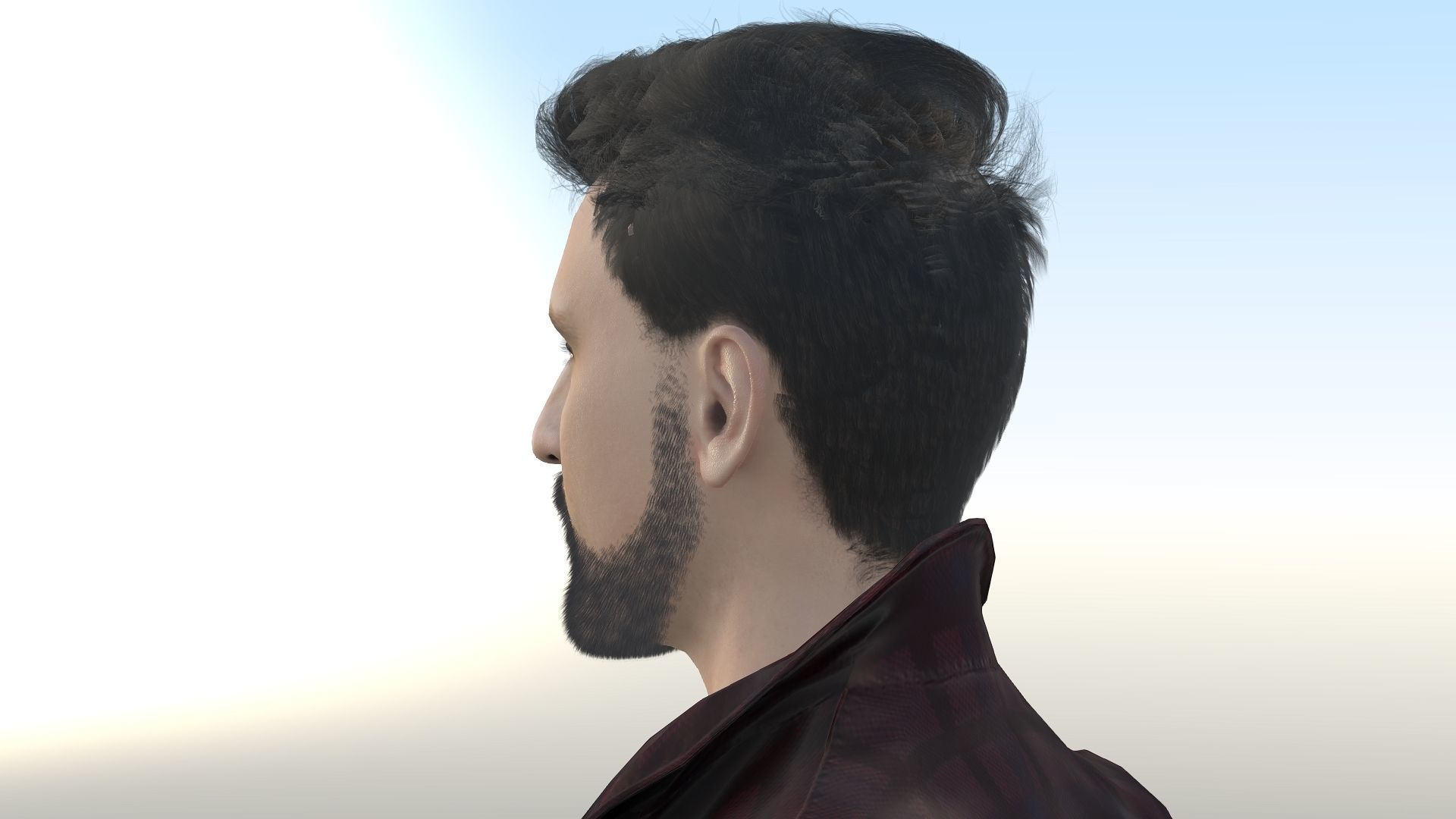 Ryan Reynolds  Low-poly 3D model_18