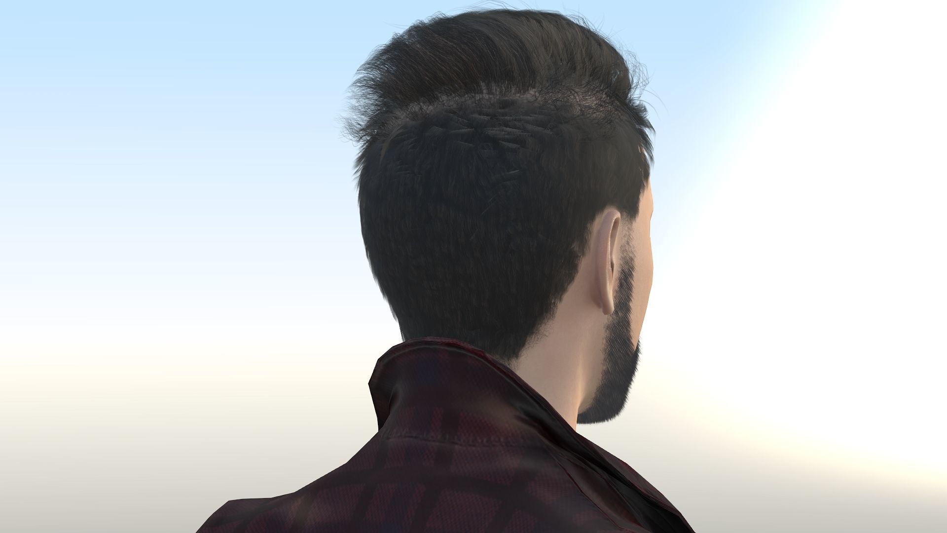 Ryan Reynolds  Low-poly 3D model_12