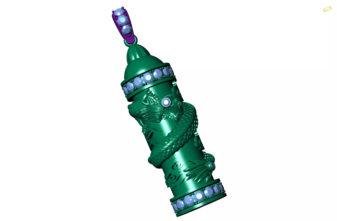 Dragon pendant 3D model