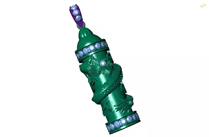 Dragon pendant 3D model