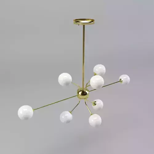 chandelier - pendant - brass pendant - sputnik chandelier