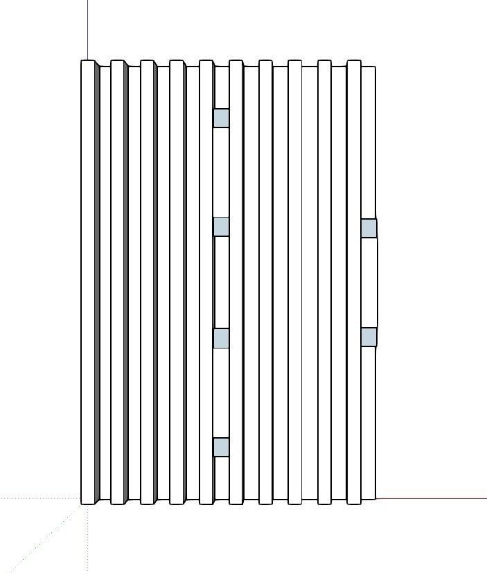 Wall decorative light 3d panel Free 3D model_9