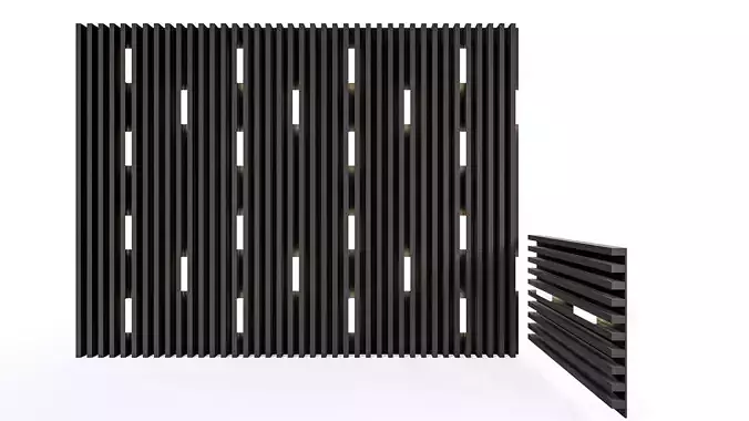 Wall decorative light 3d panel 