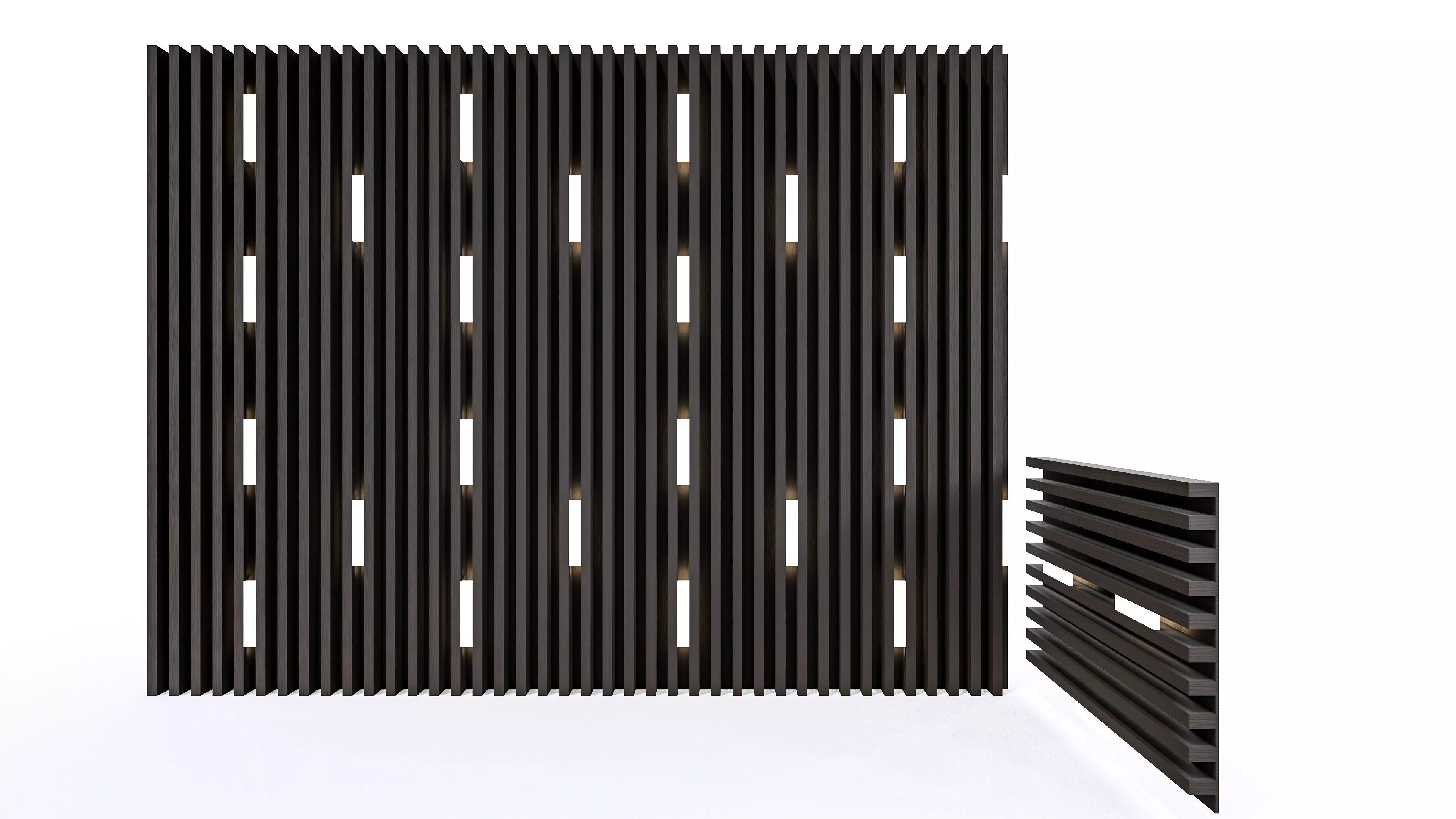 Wall decorative light 3d panel Free 3D model_0