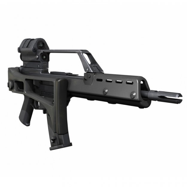 G36 Assault Rifle 3D model_6