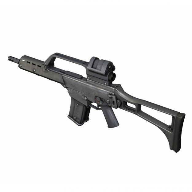 G36 Assault Rifle 3D model_1
