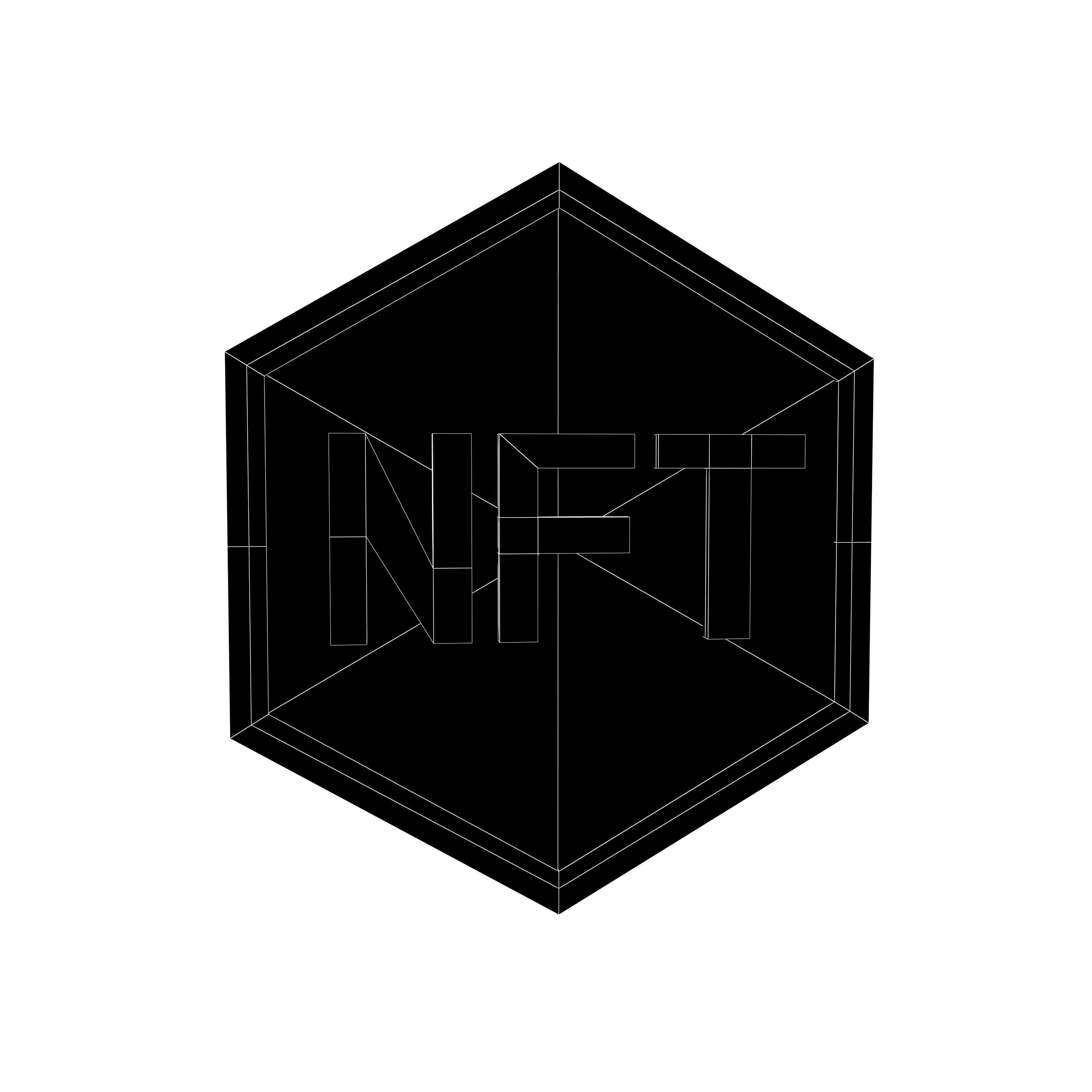 NFT Icon v3 004 Low-poly 3D model_4