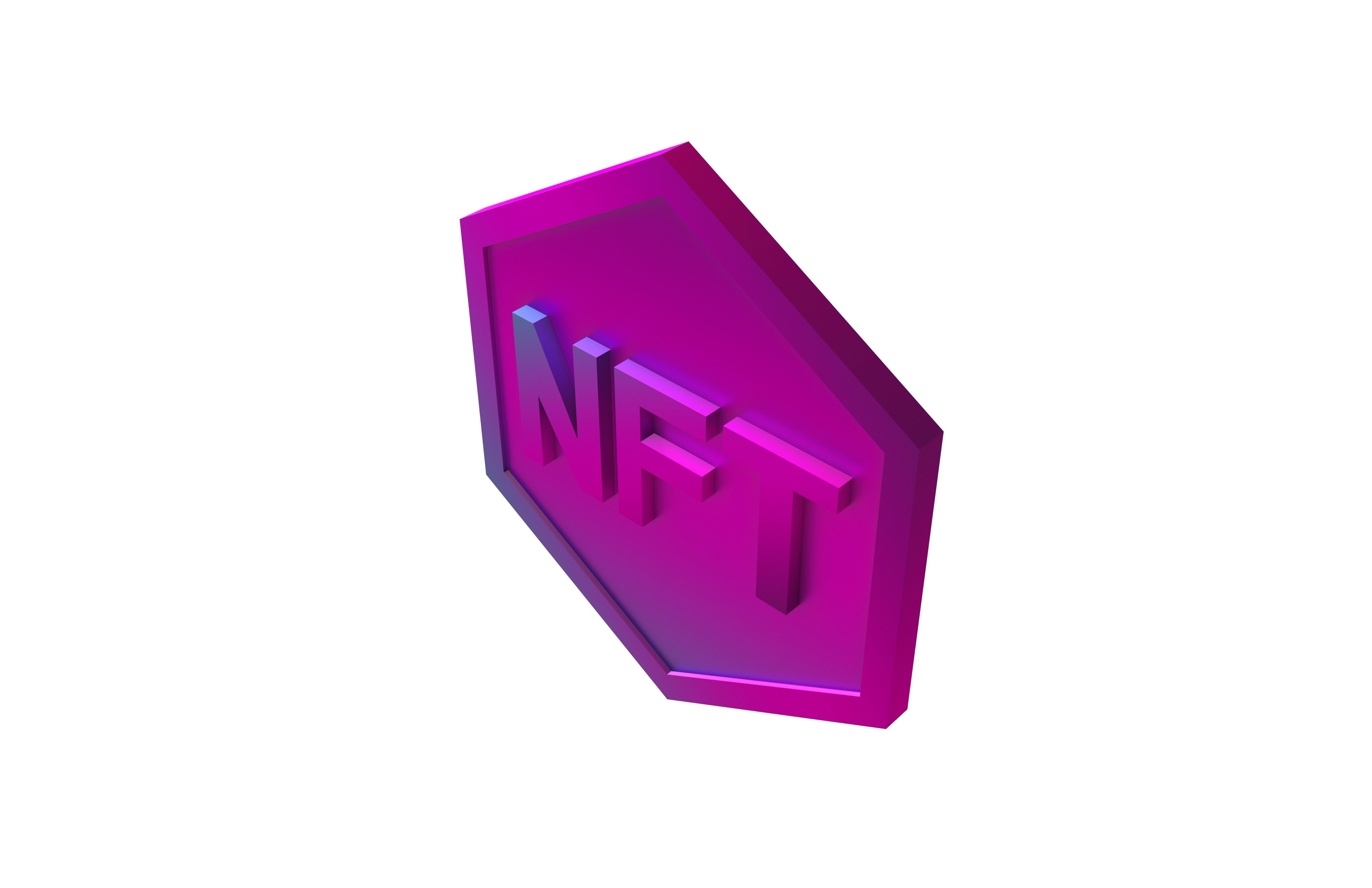 NFT Icon v3 006 Low-poly 3D model_2