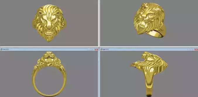 lion ring