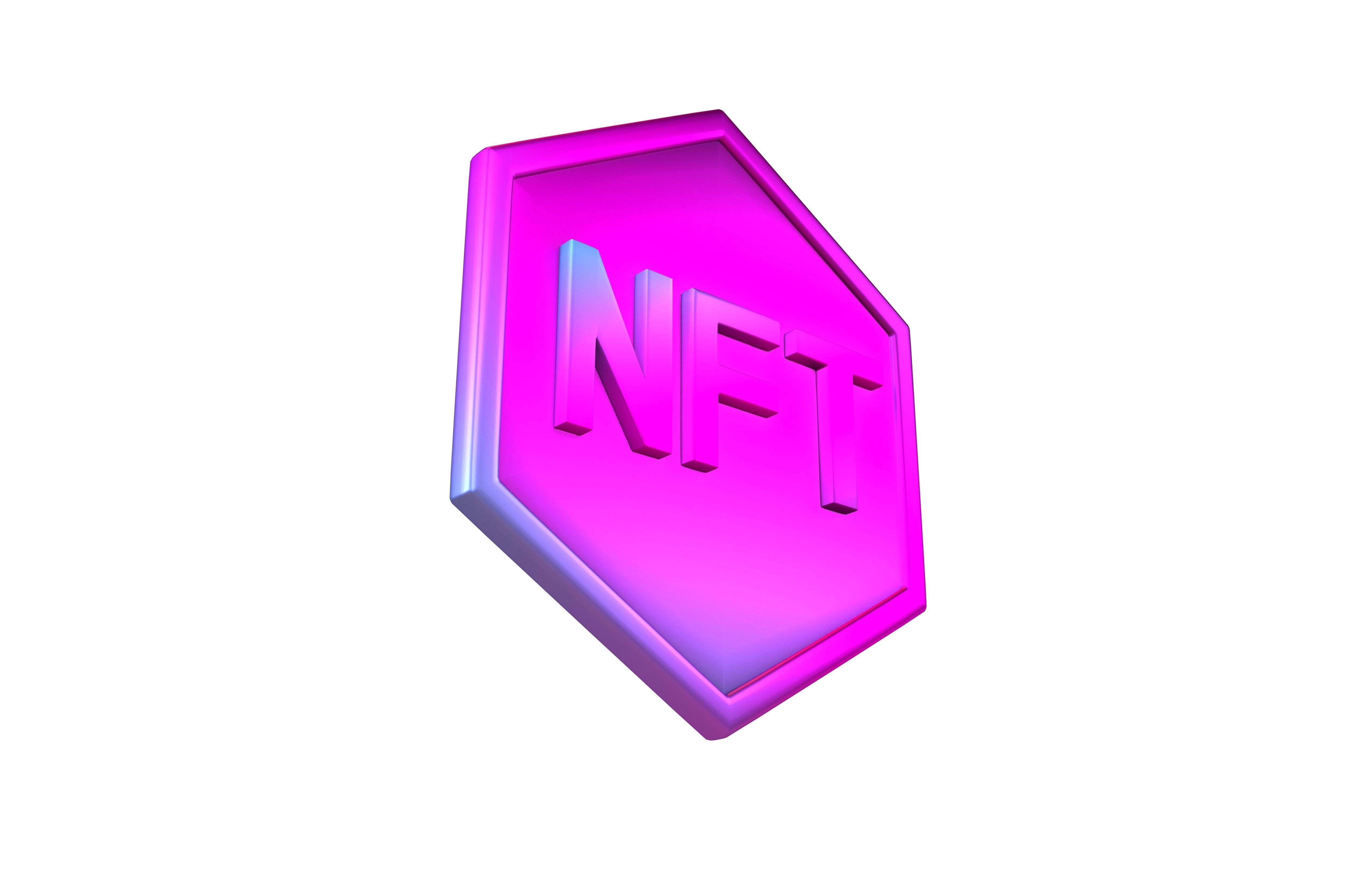 NFT Icon v4 006 Low-poly 3D model_3