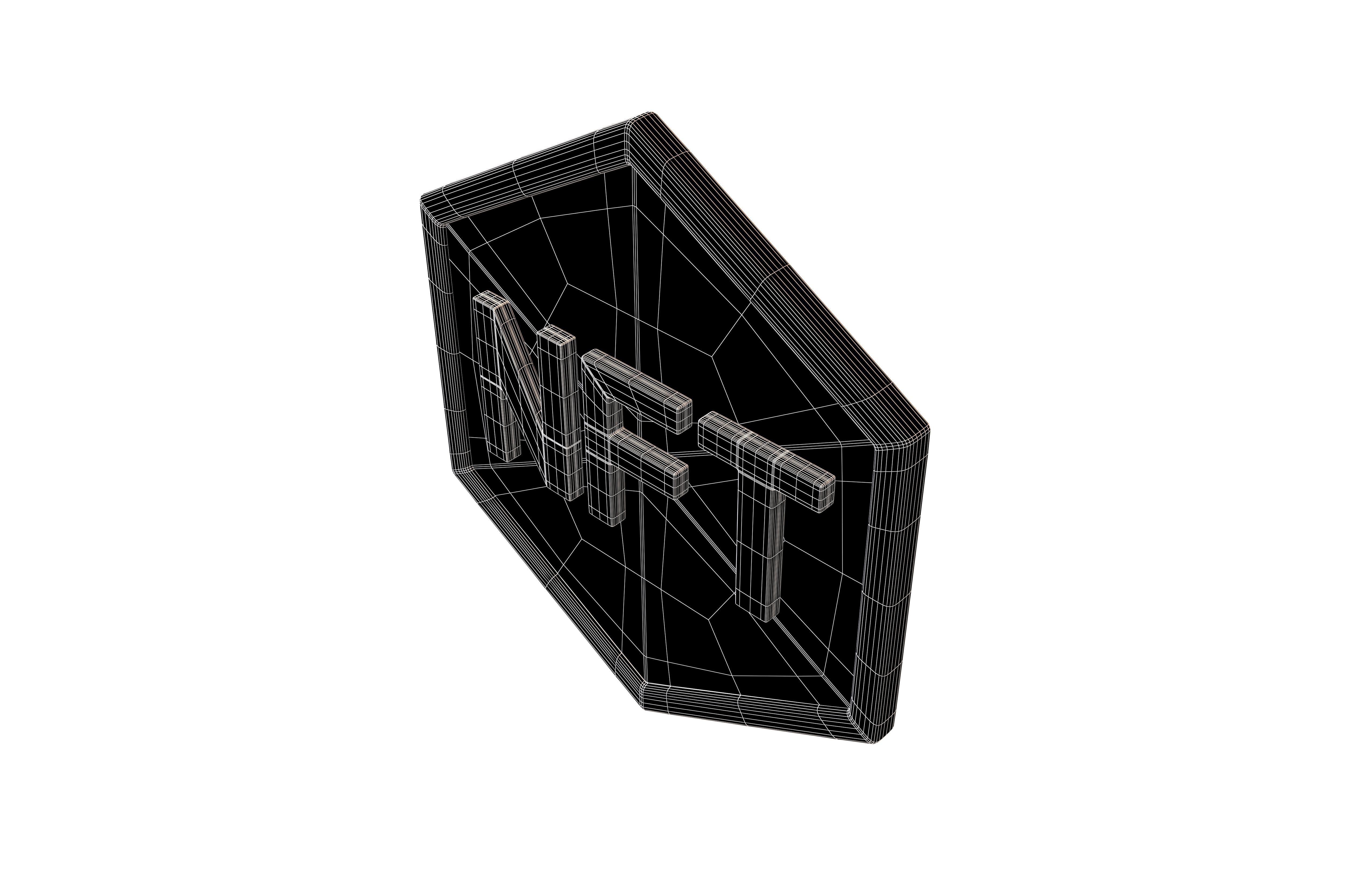 NFT Icon v4 006 Low-poly 3D model_5