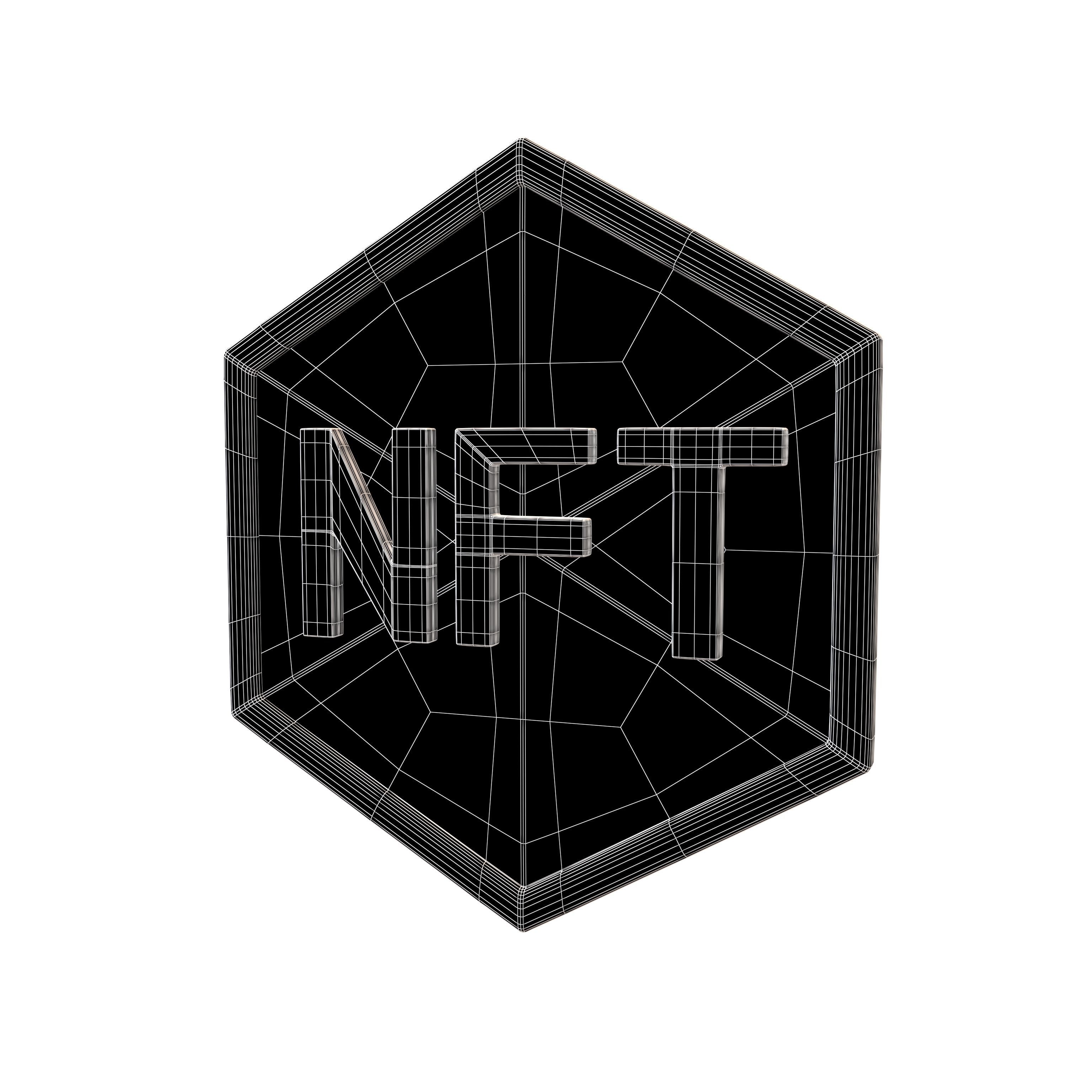 NFT Icon v4 006 Low-poly 3D model_6