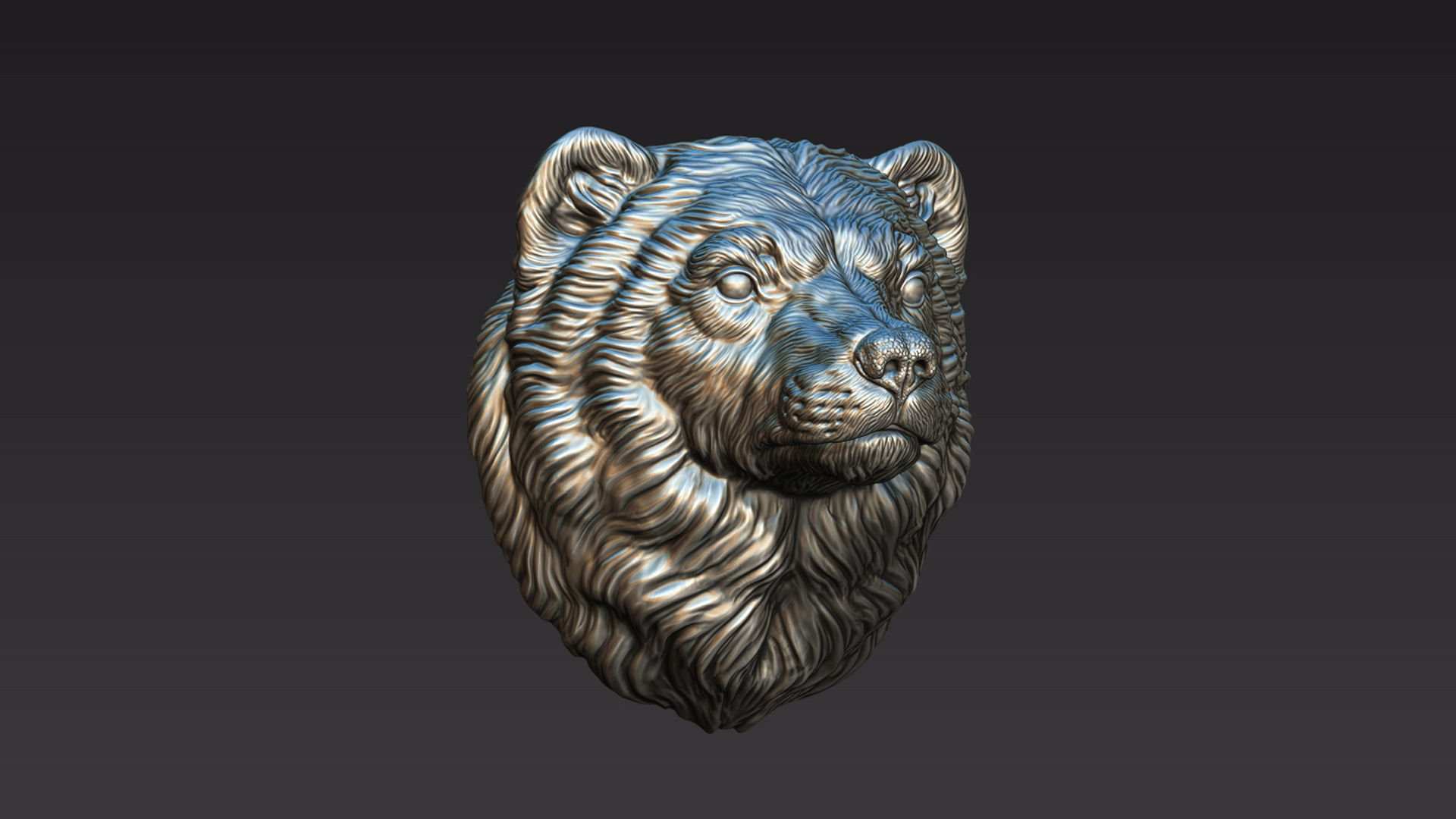Wolverine head 3D print model_14