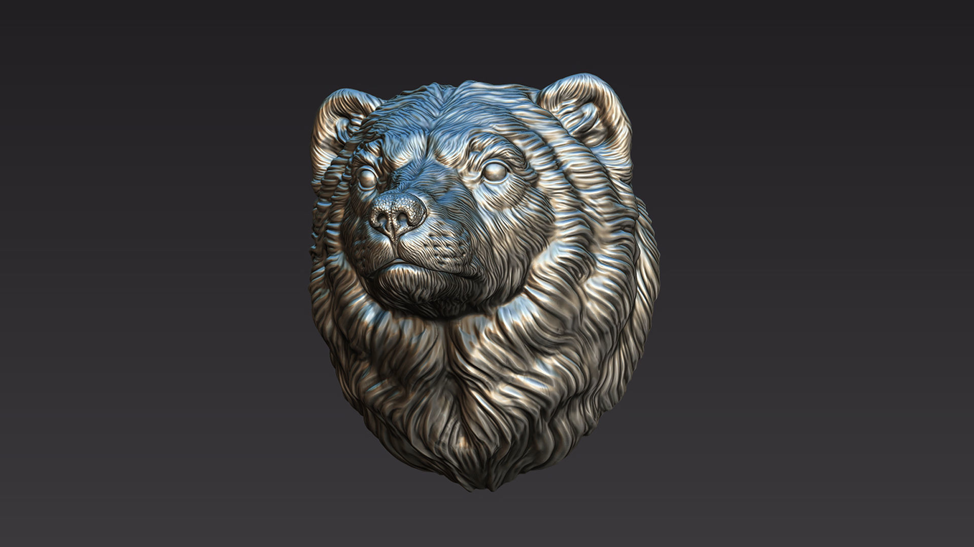 Wolverine head 3D print model_15