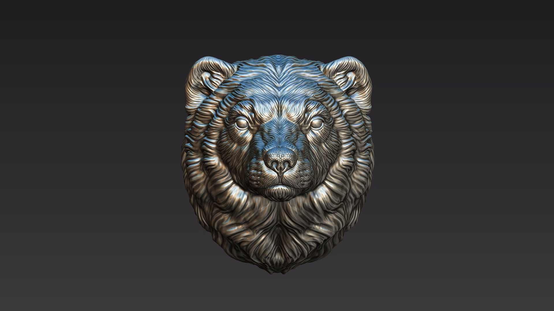 Wolverine head 3D print model_12