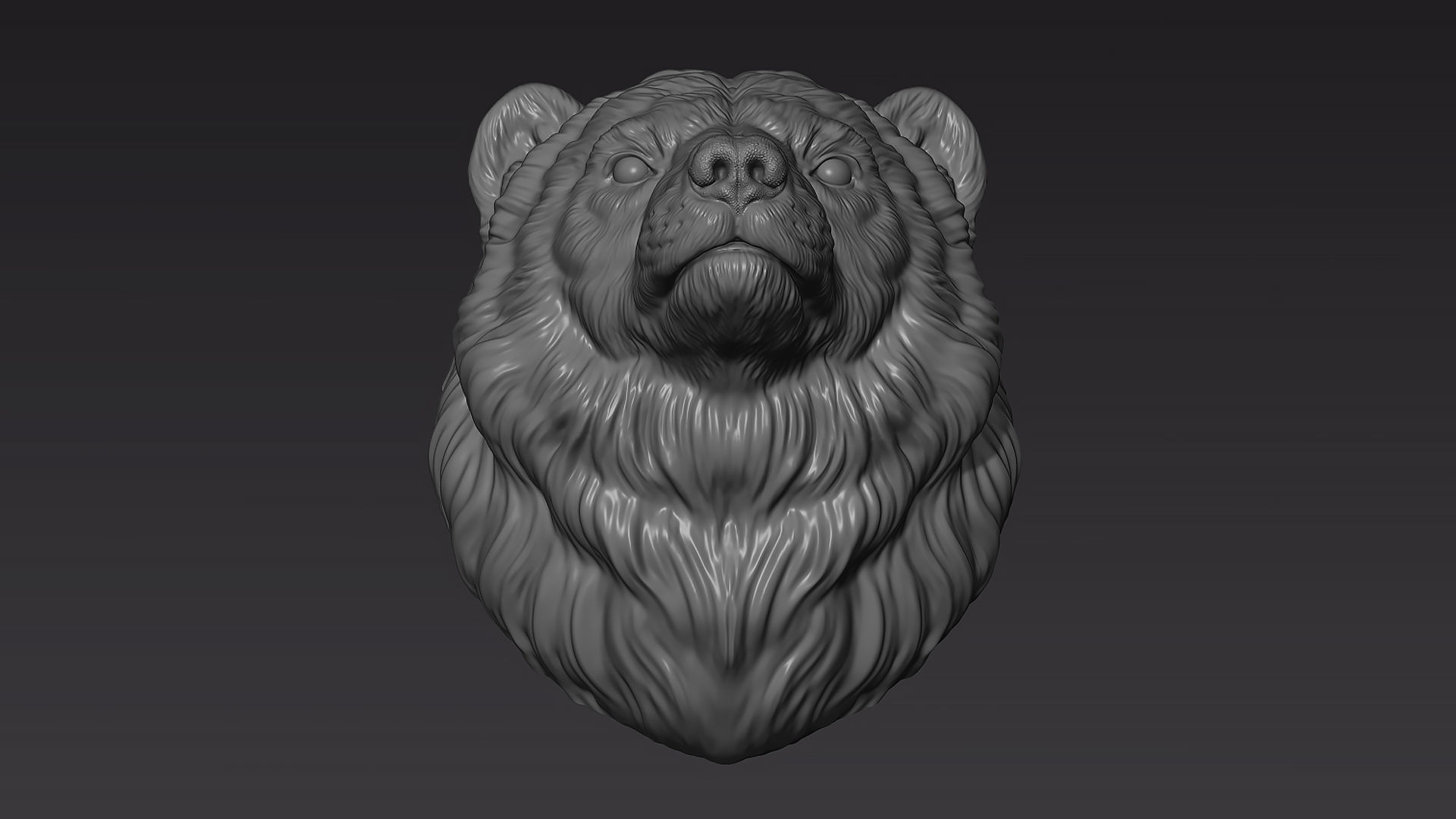 Wolverine head 3D print model_4