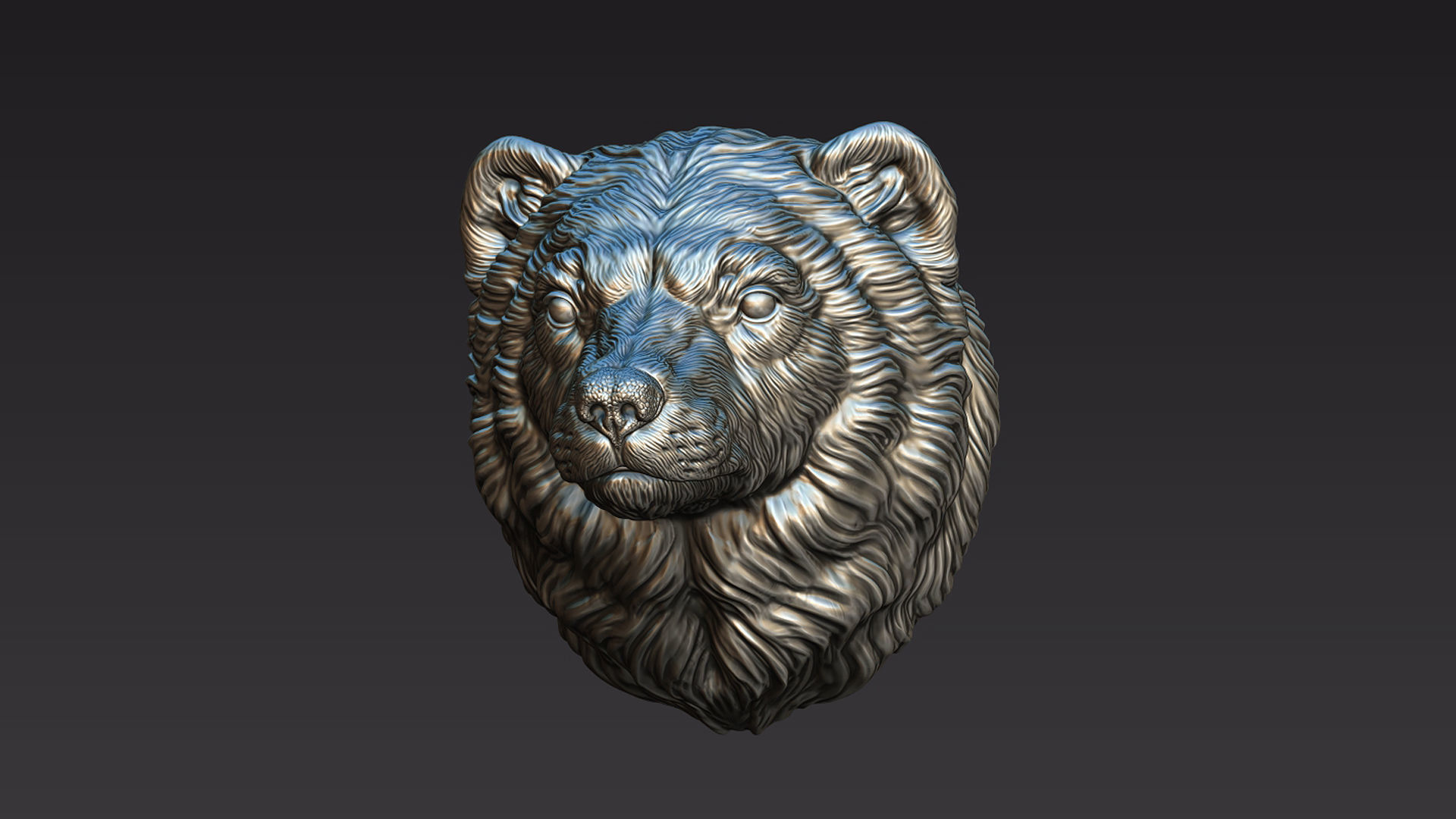 Wolverine head 3D print model_13