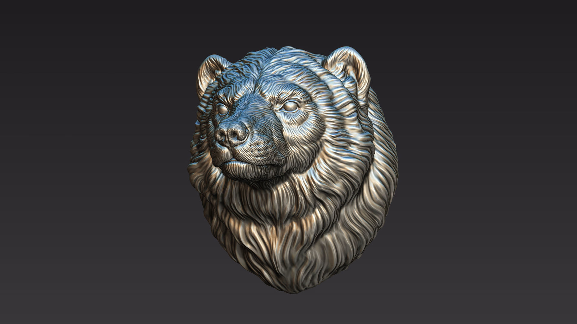 Wolverine head 3D print model_8