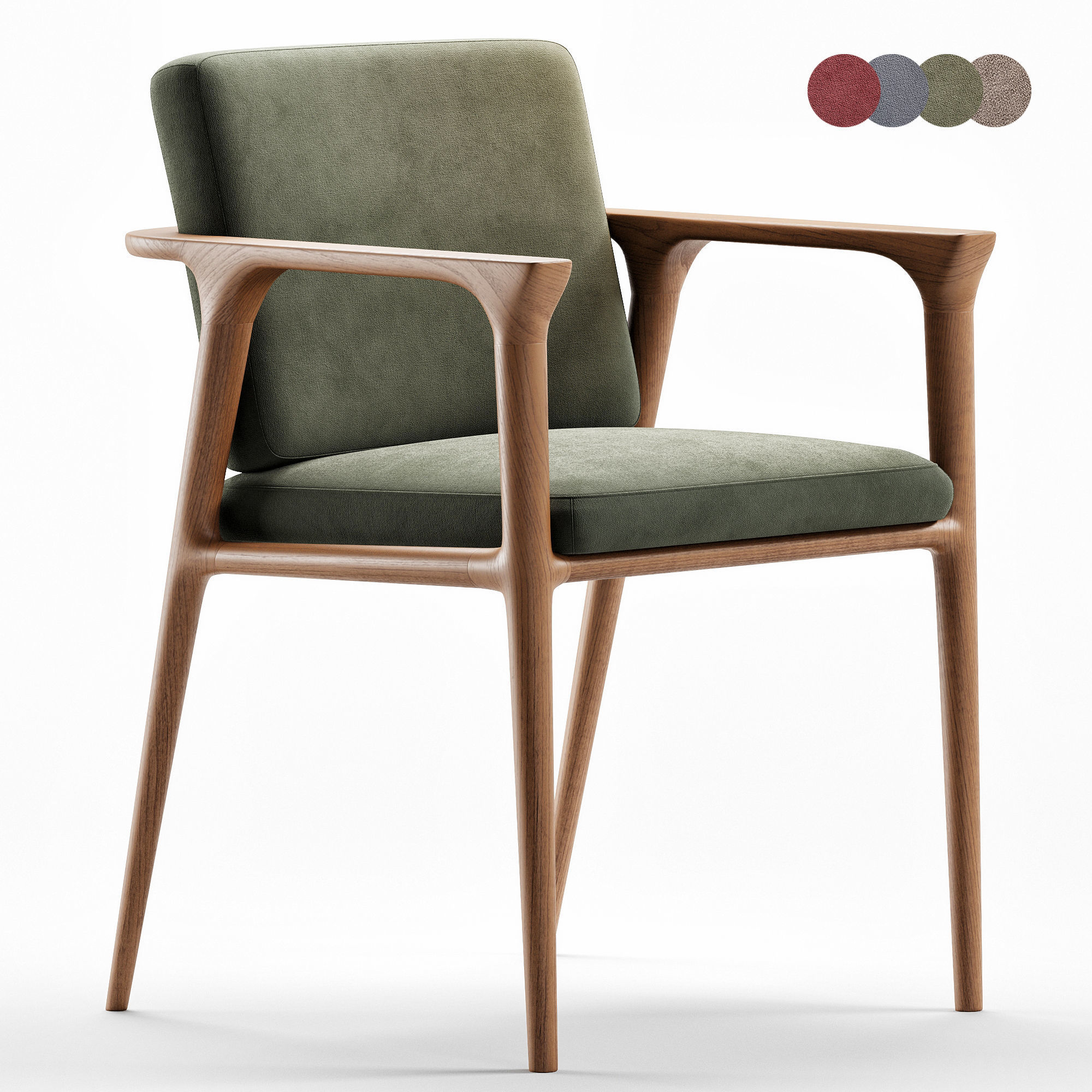 Zio chair 3D model_1