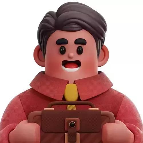 Hire Me Avatar 3D Icon