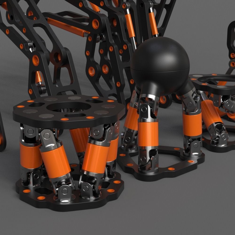 MACHINED MECHA DETAILS KIT-BASH 3D model_5