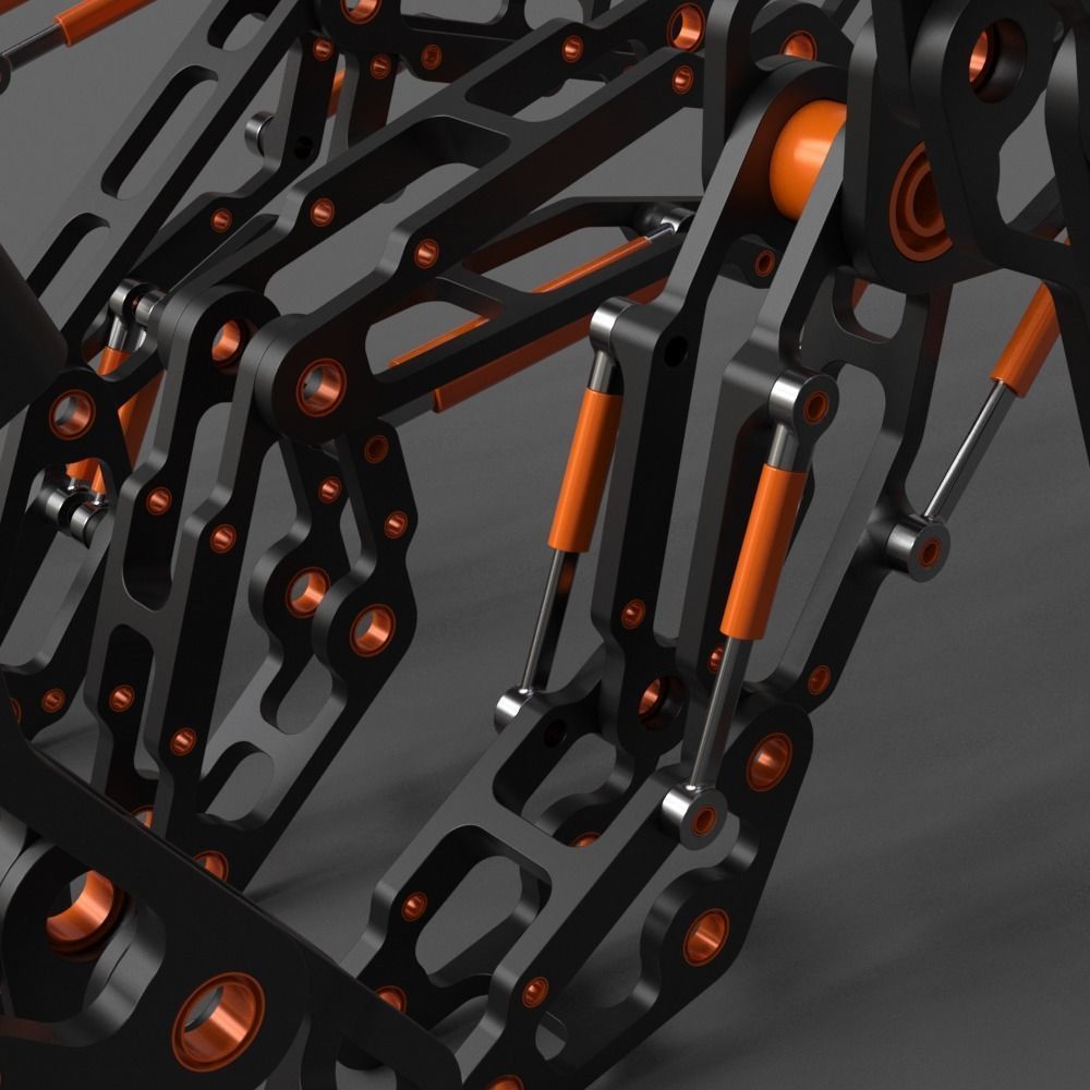 MACHINED MECHA DETAILS KIT-BASH 3D model_7