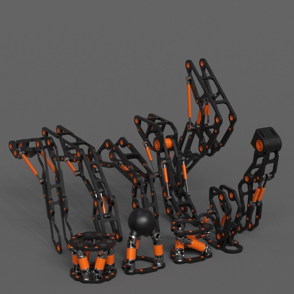 MACHINED MECHA DETAILS KIT-BASH 3D model_1