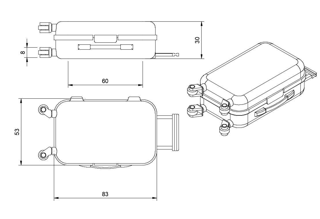 Barbie Suitcase Trolley Spinner Suitcase Rolling  STL File 3D print model_12