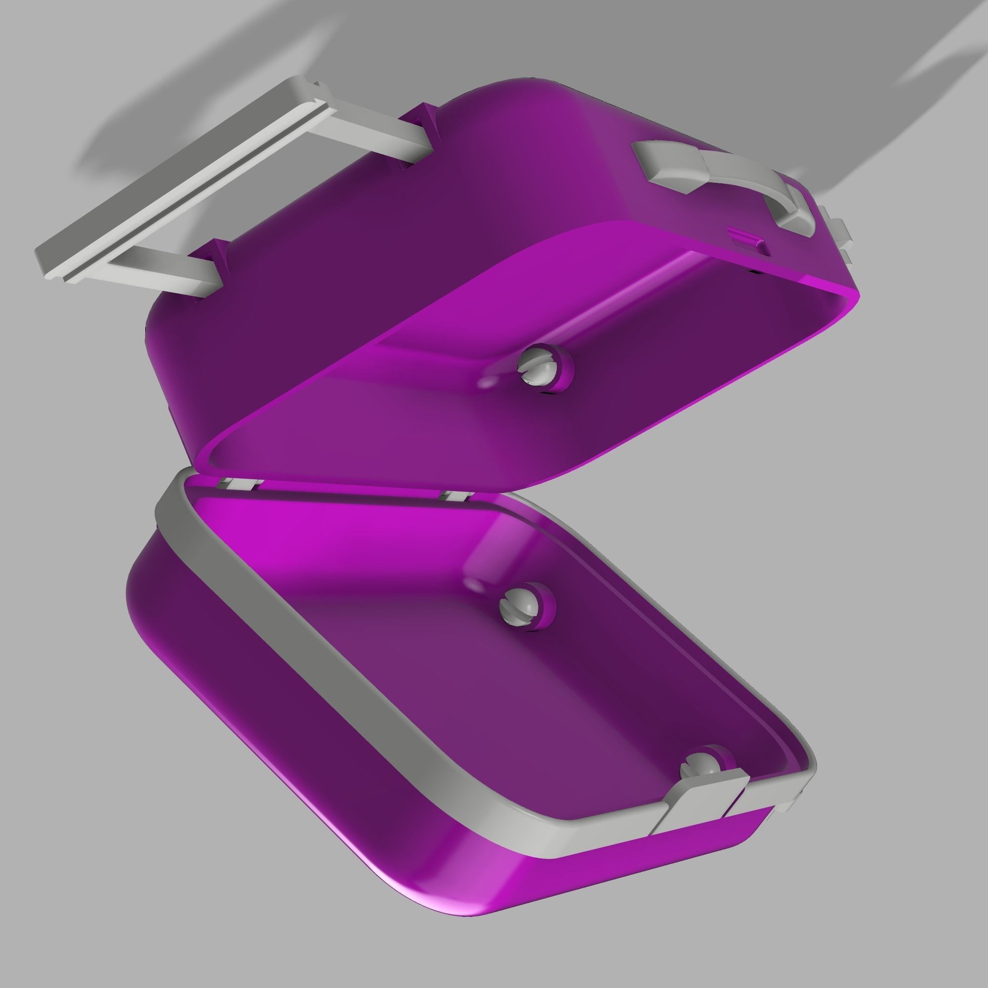 Barbie Suitcase Trolley Spinner Suitcase Rolling  STL File 3D print model_1