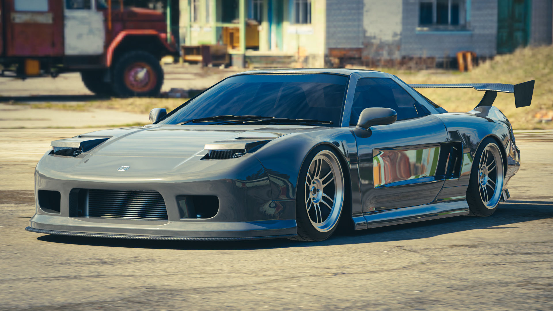 Honda NSX Custom 3D model_2