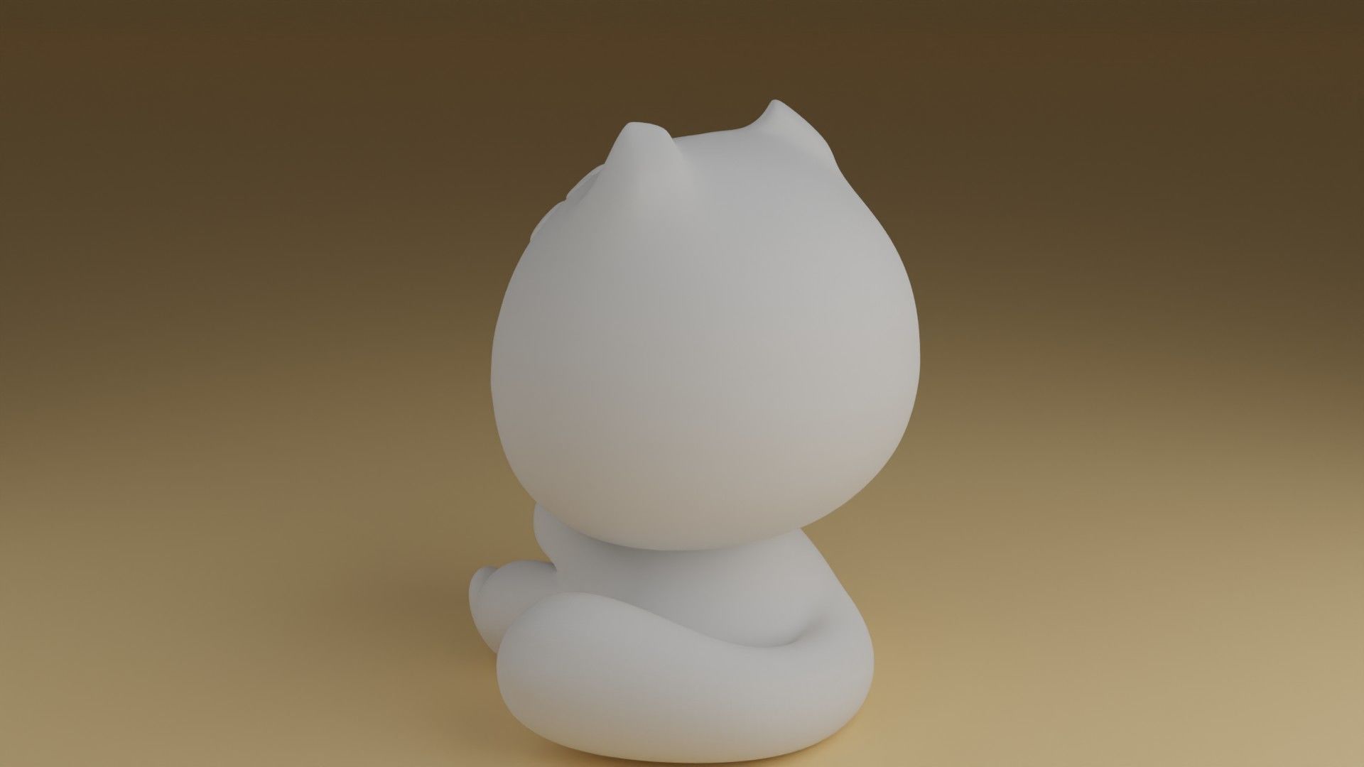 kitty and pig hat 3D print model_5