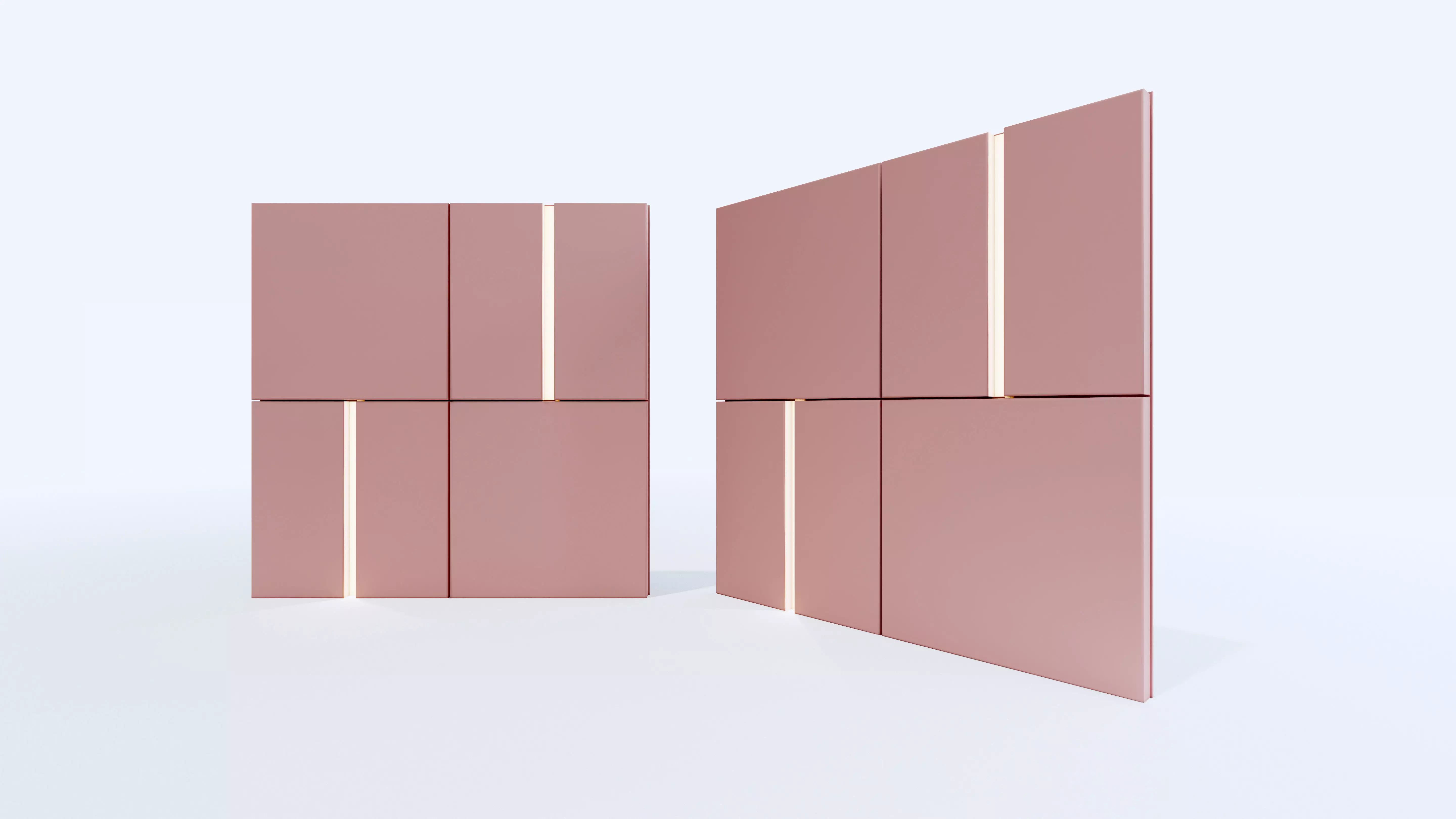 Wall decorative light 3d panel Free 3D model_0