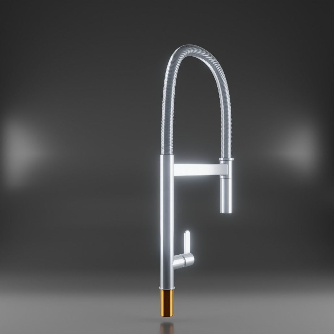 3D model Water Faucet - Tap - Hand Shower Hose - Realistic VR / AR ...