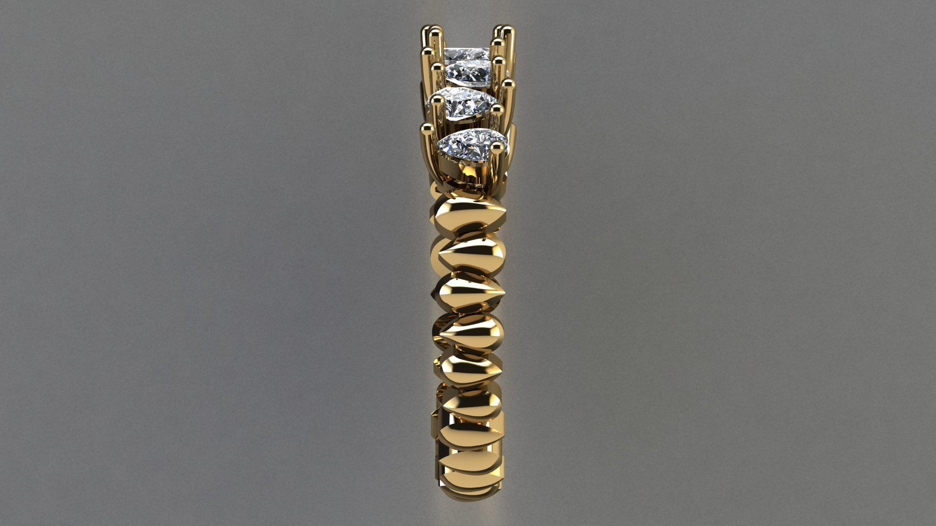 DIAMOND RING 3D print model_4