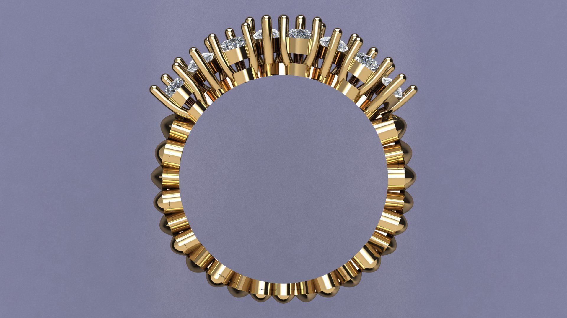 DIAMOND RING 3D print model_5