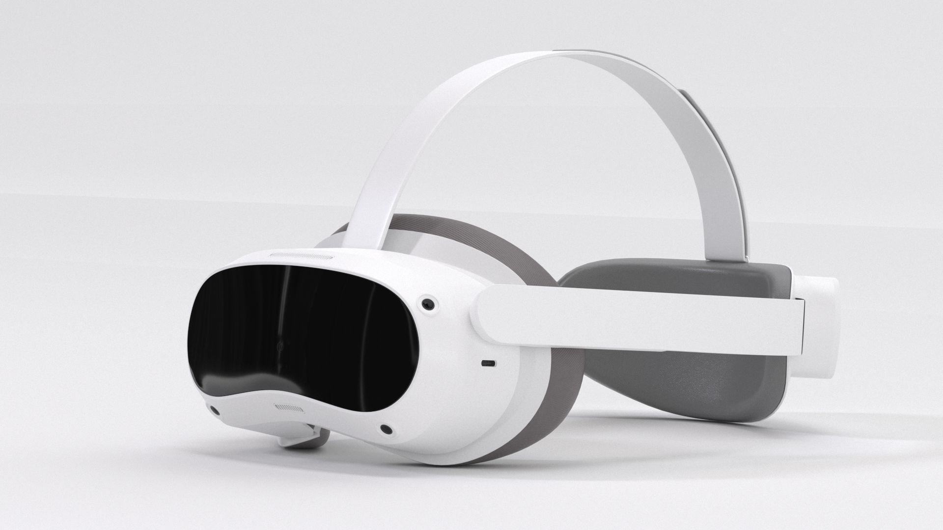 PICO 4 VR Headset 3D model_16