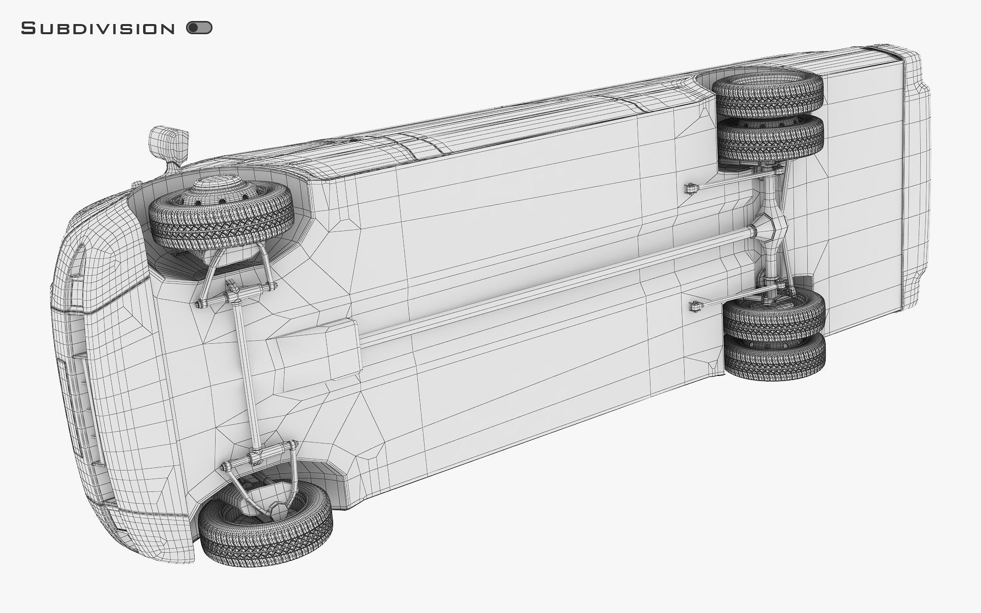 Cargo Van v 1 3D model_33
