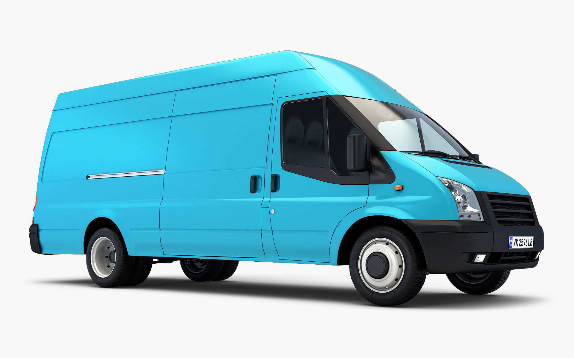 Cargo Van v 1 3D model_8