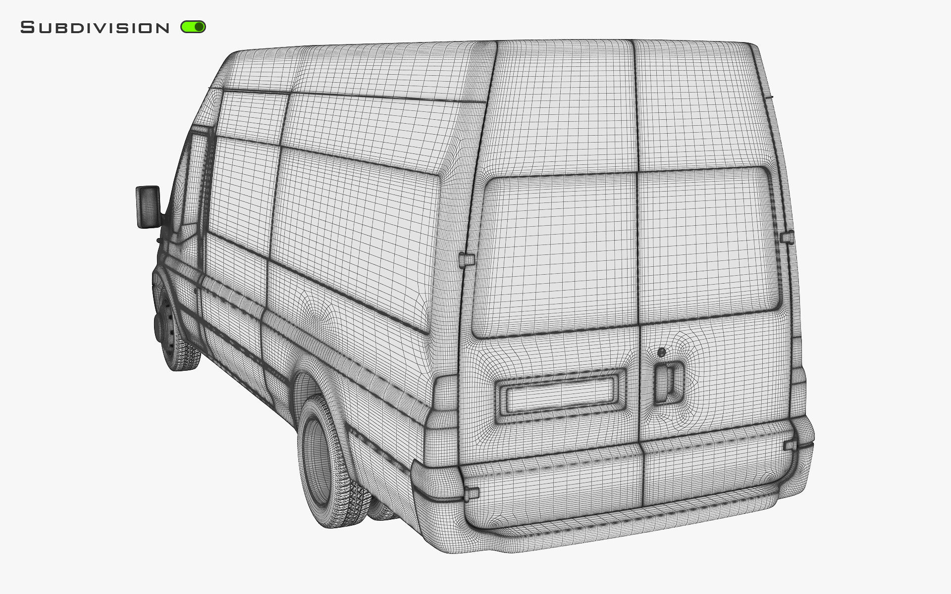 Cargo Van v 1 3D model_18