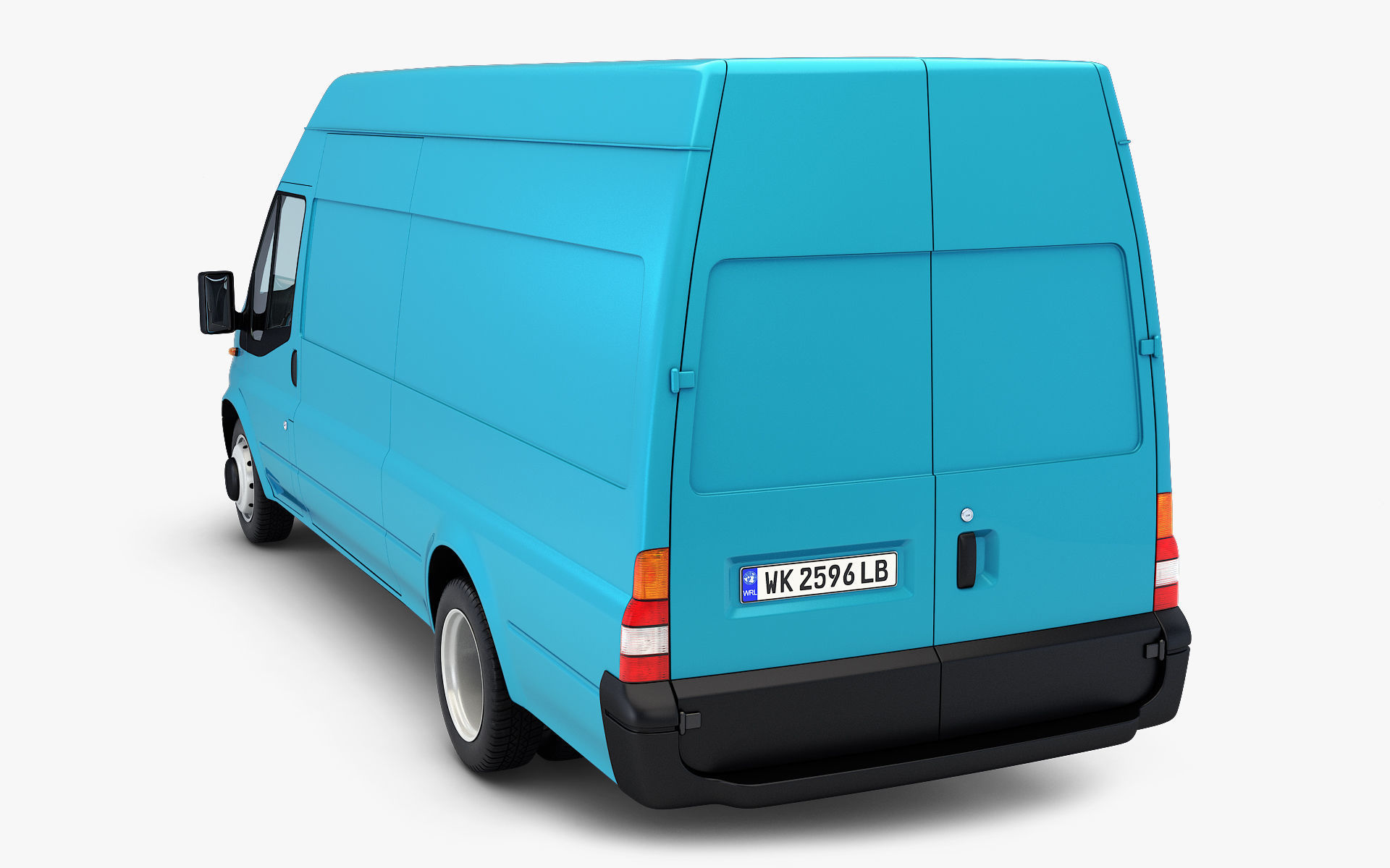 Cargo Van v 1 3D model_4